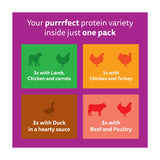 Whiskas wet cat food pouches Country Collection Mix 12 x 85g, UK version