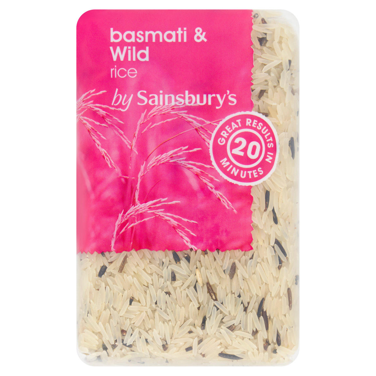 Sainsbury's basmati and wild rice blend 500g, imported from the UK