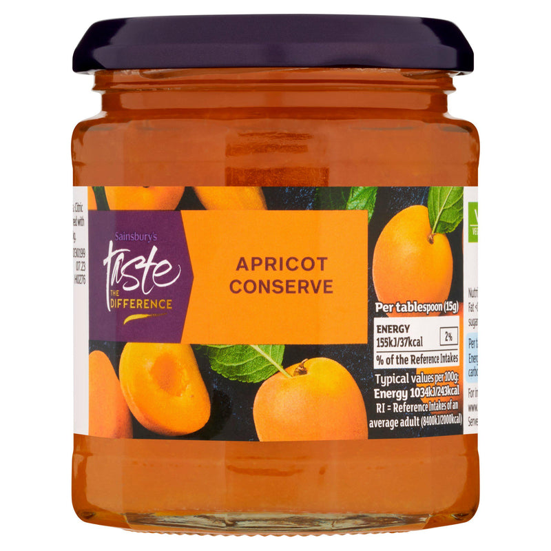 Sainsbury's Apricot Conserve 340g - British product