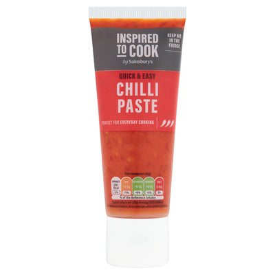 Sainsburys Pâte de piment Tube 80g pour la cuisine de tous les jours - Acheter en ligne sur McGrocer