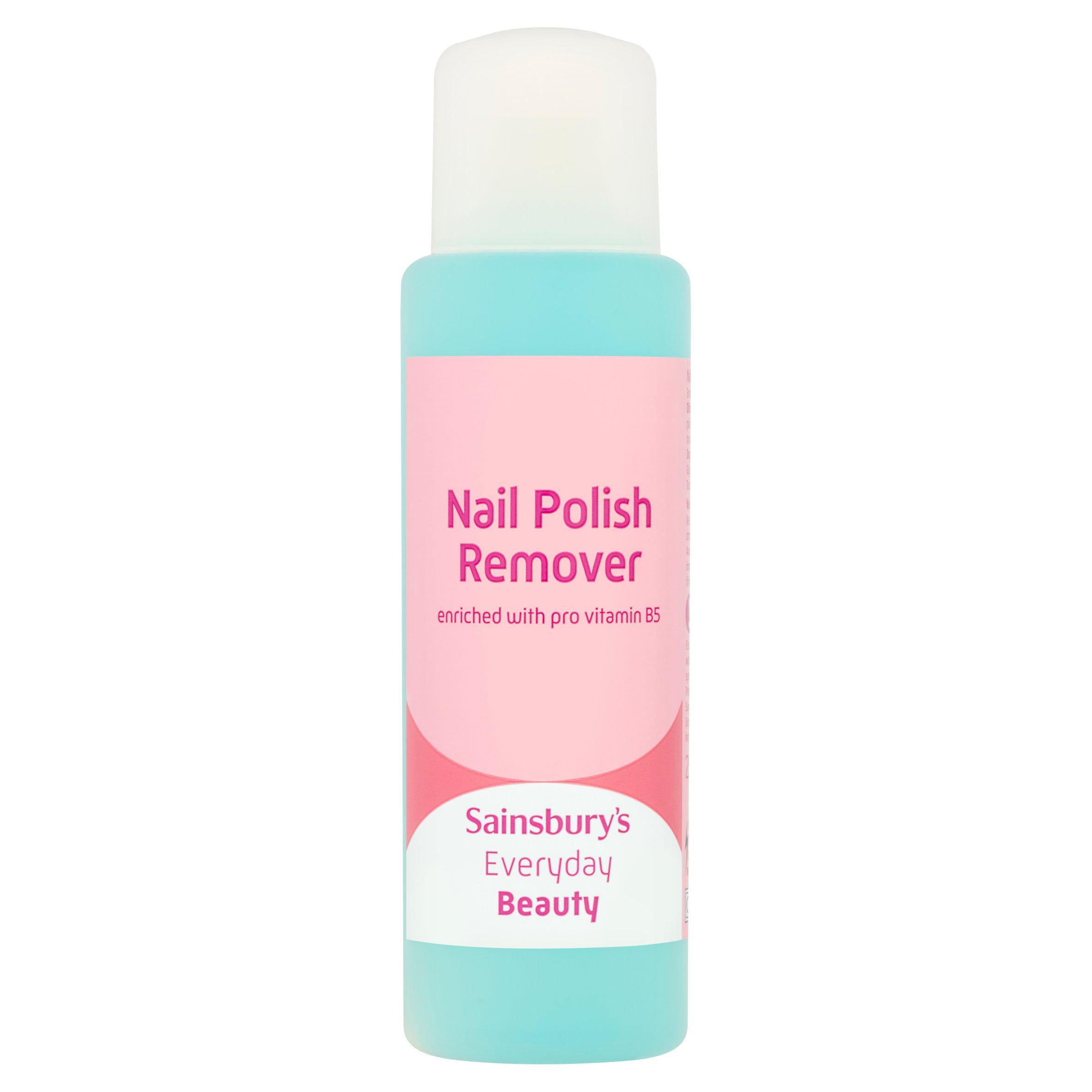 Sainsbury's nail polish remover 250ml (British brand)