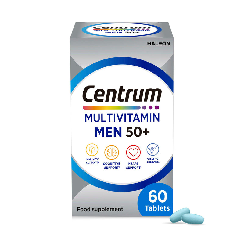 Centrum multivitamins Men 50+ 60 tablets, UK version