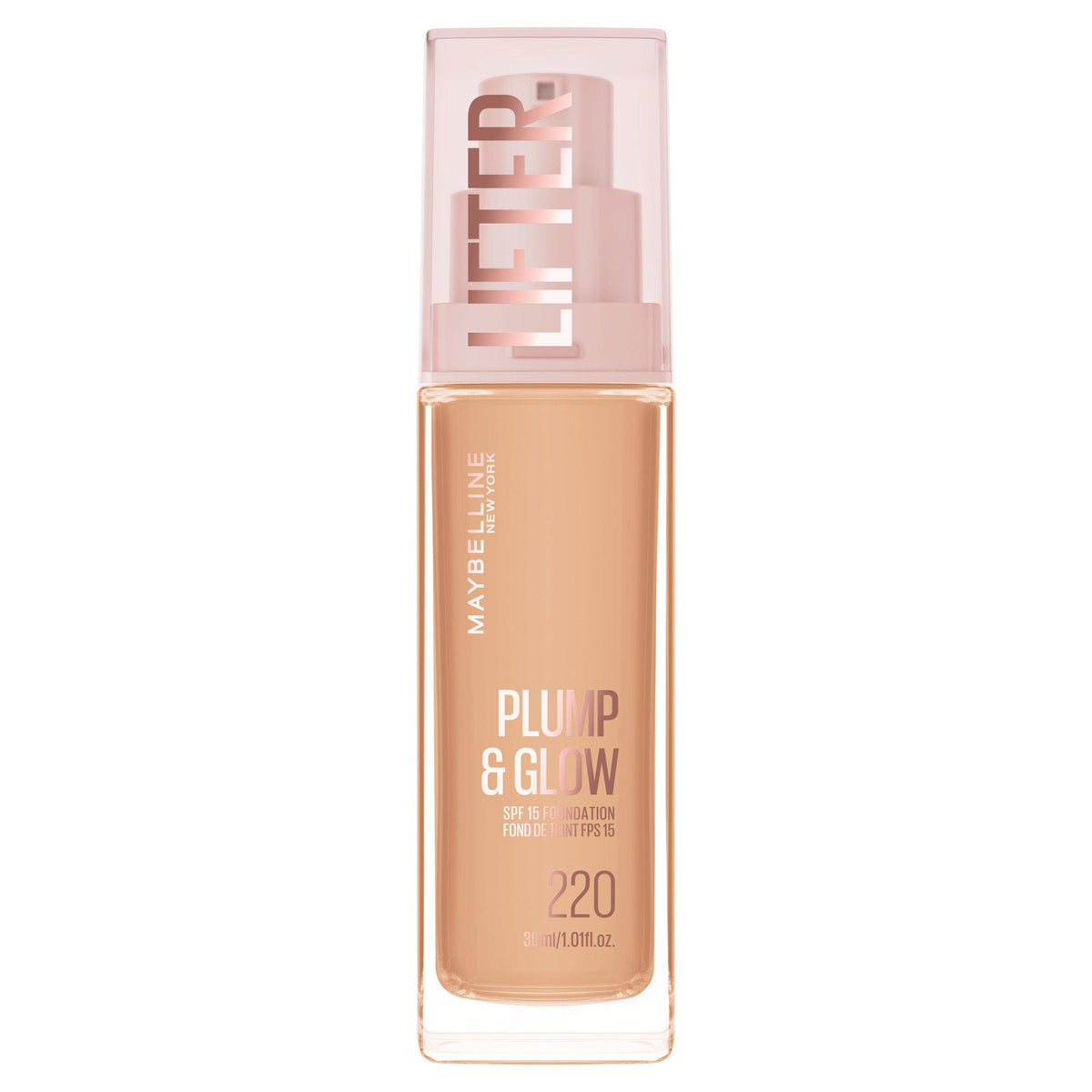 Maybelline New York Lifter Plump & Glow foundation shade 220 - British product