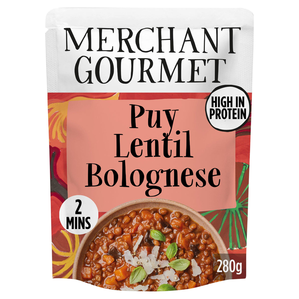 Merchant Gourmet Puy Lentil Bolognese with mushrooms 280g (British brand)