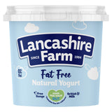 Lancashire Farm virtually fat free natural yogurt 1kg, imported from the UK