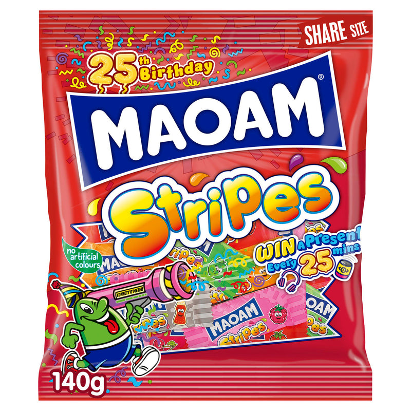 Maoam fruit cola chewy sweets sharing bag 140g, imported from the UK