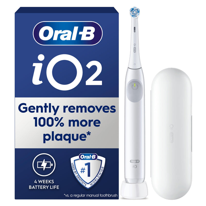 Oral-B iO2 electric toothbrush with round brush head, imported from the UK