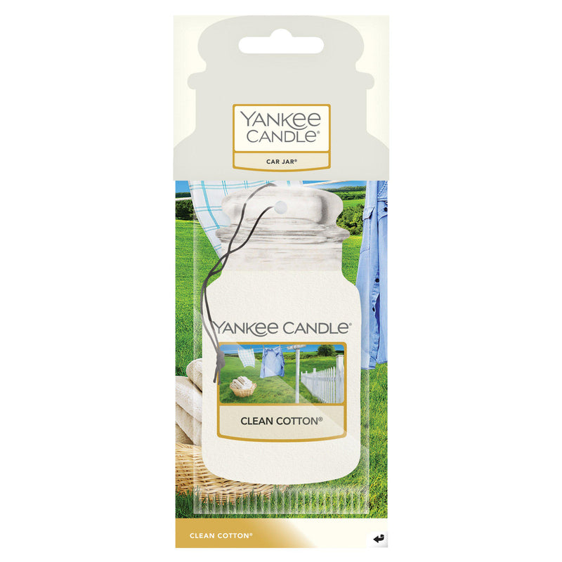 Yankee Car Jar Clean Cotton 12g (British brand)