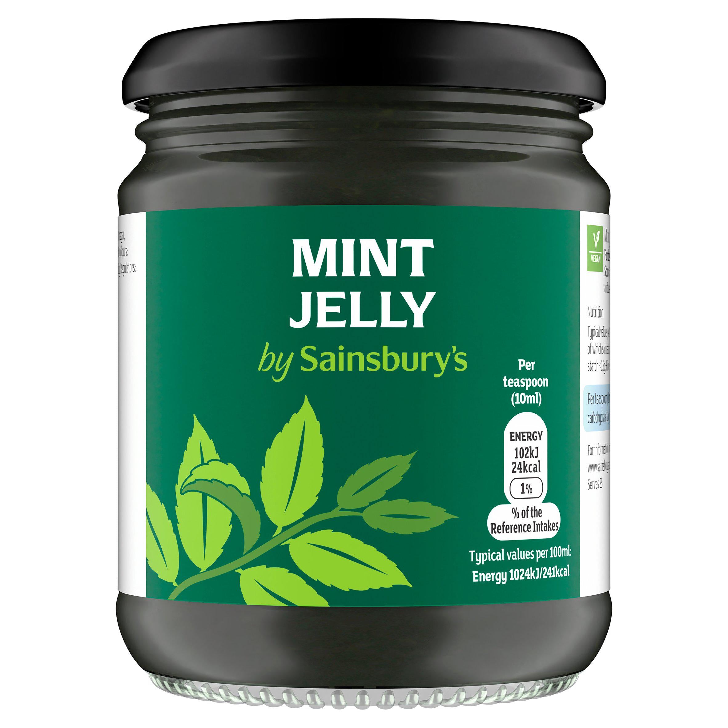 Sainsbury's mint jelly condiment 250ml - British product