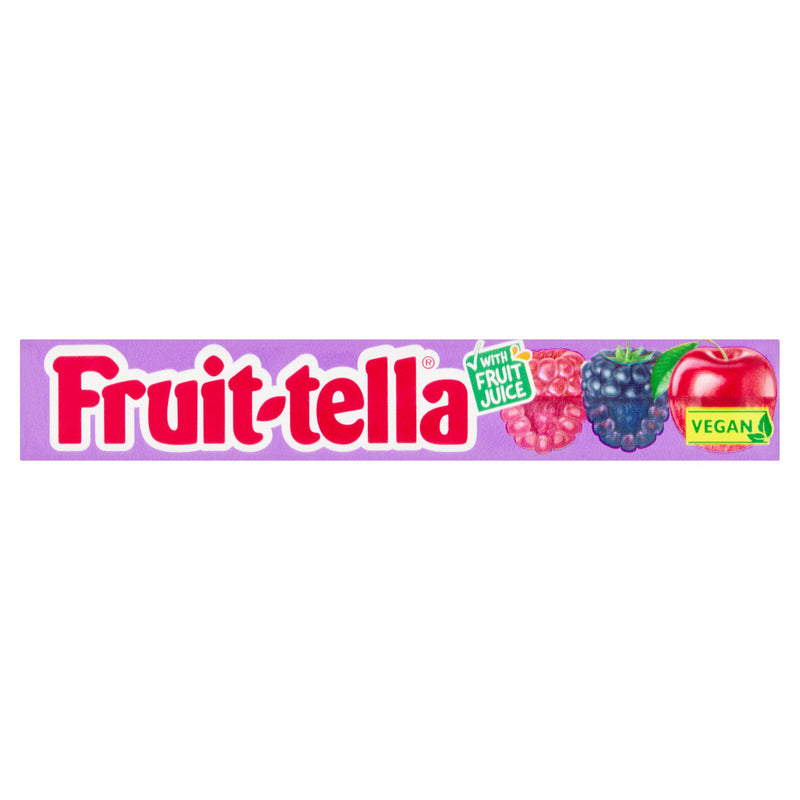 Fruittella chewy sweets assorted fruit flavours 41g, imported from the UK