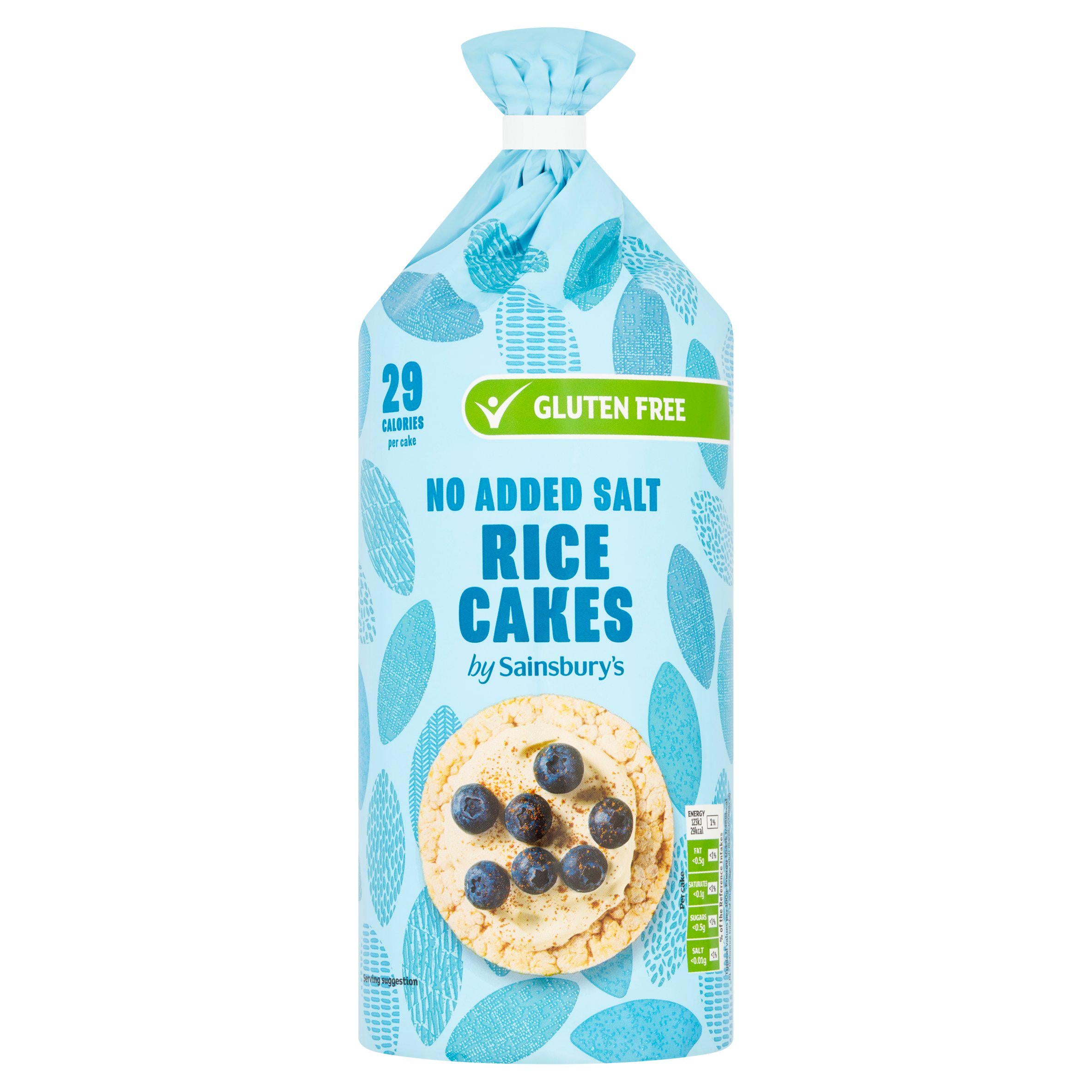 Low Fat Wholegrain Brown and White Rice Cakes 135g