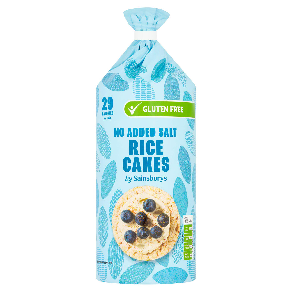 Low Fat Wholegrain Brown and White Rice Cakes 135g