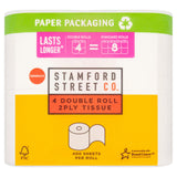 Stamford Street Co. toilet tissue double rolls 4 pack, UK version