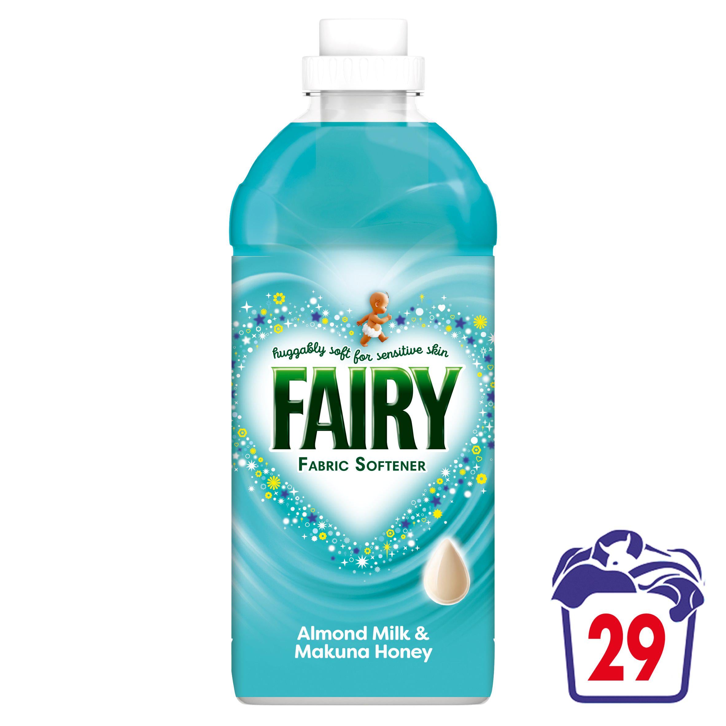 Fairy Almond Milk Manuka Honey fabric softener 29 washes (British brand)