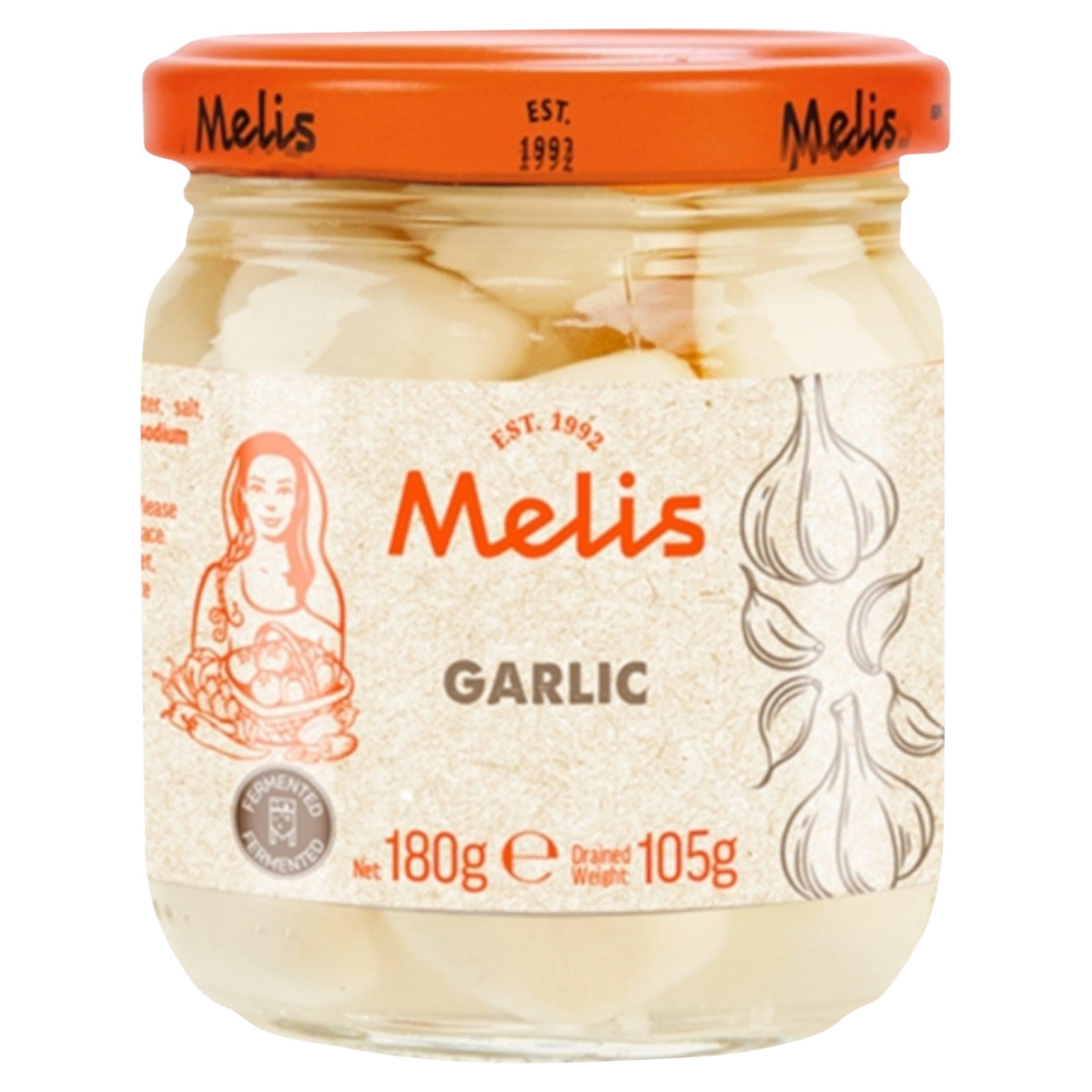 Melis pickled garlic 180g, imported from the UK