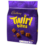 Cadbury Twirl Bites chocolate 100g, UK version