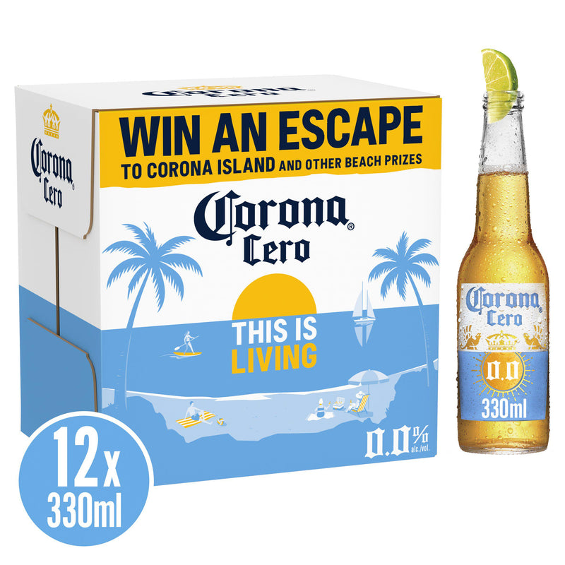 Corona alcohol free beer 0.0% 12 x 330ml - British product