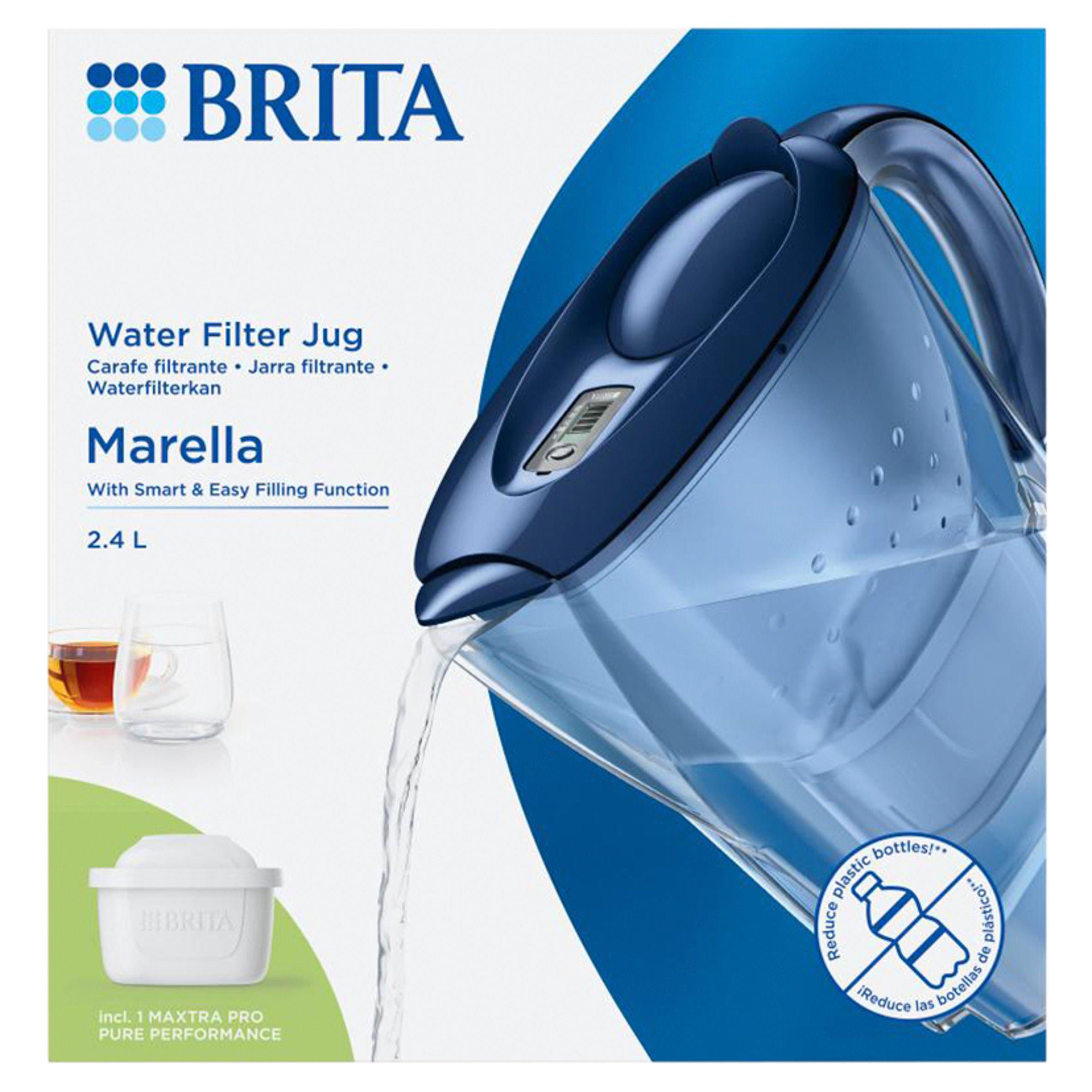 BRITA Maxtra water filter jug 2.4L blue, imported from the UK
