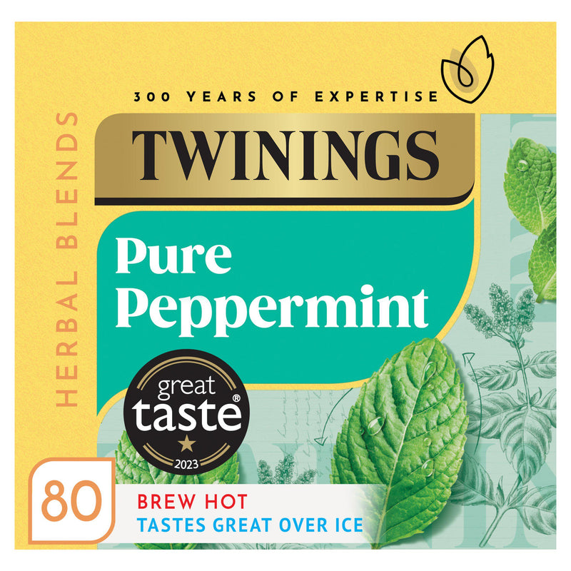 Twinings Peppermint Tea 80 tea bags, UK version