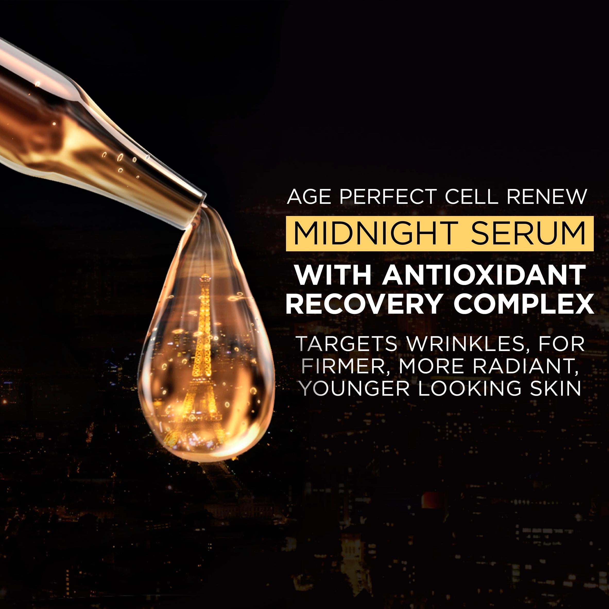 L'Oreal Paris Midnight Serum Cell Renew 30ml, imported from the UK