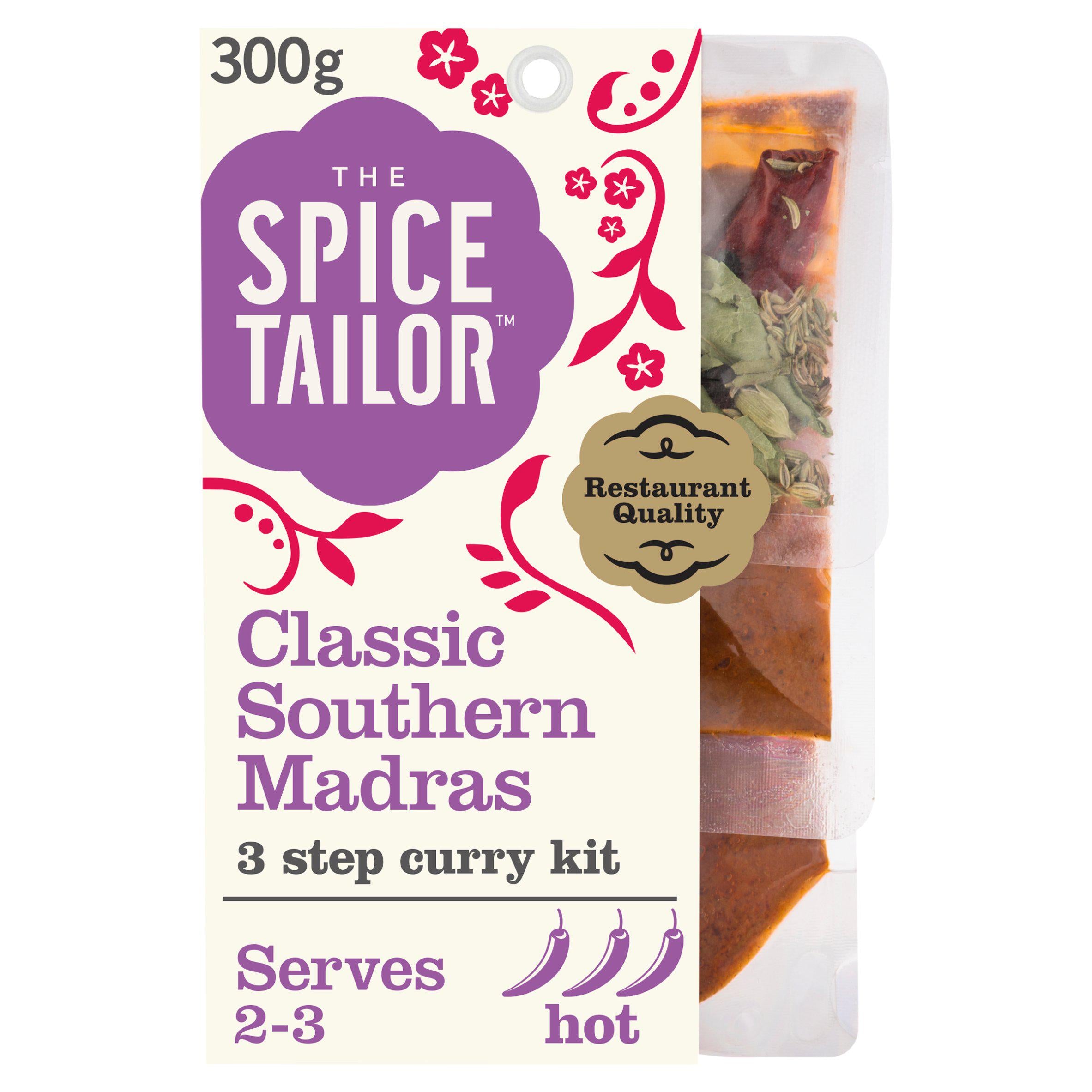 The Spice Tailor Southern Madras Curry Sauce Kit 300g (British brand)