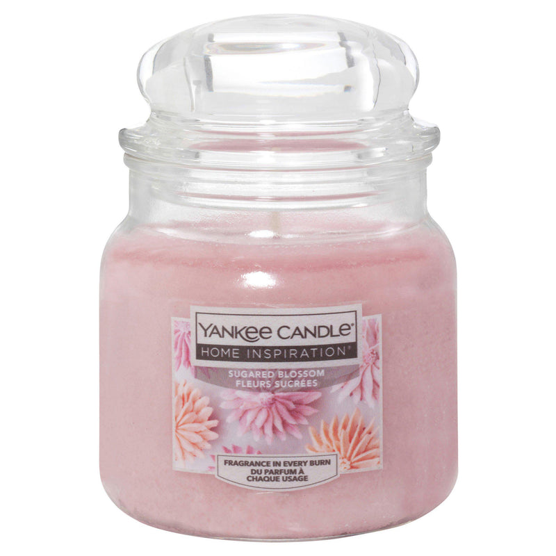 Yankee Candle Medium Jar Candle Sugared Blossom 13.5cm (British brand)