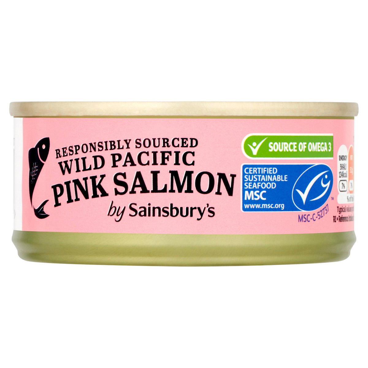 Sainsbury's Wild Pacific Pink Salmon 105g, UK version