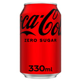 Coca-Cola Zero Sugar cola 330ml - British product