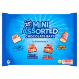 Sainsbury's mini assorted chocolate bars 421g - British product