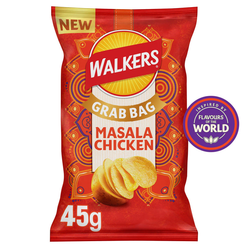Walkers crisps Masala Chicken flavour 45g - British product