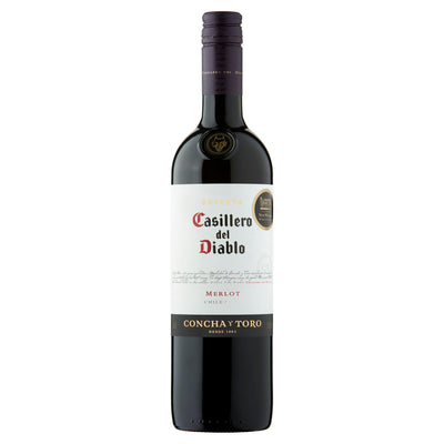 Sainsburys Casillero Del Diablo Merlot Red Wine 75cl- Buy online at McGrocer
