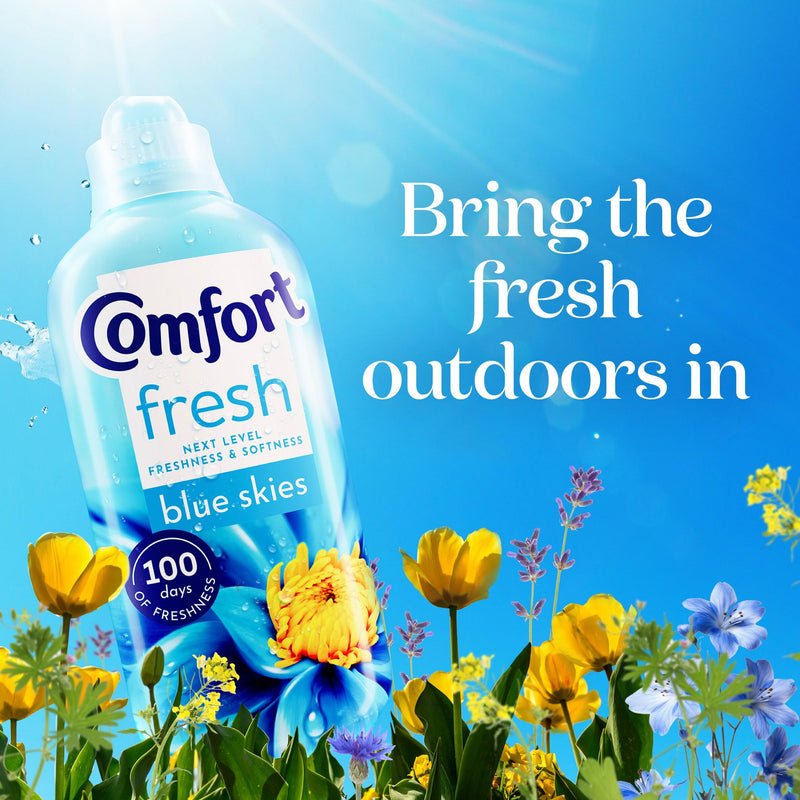 Comfort fabric conditioner Blue Skies 930ml, UK version
