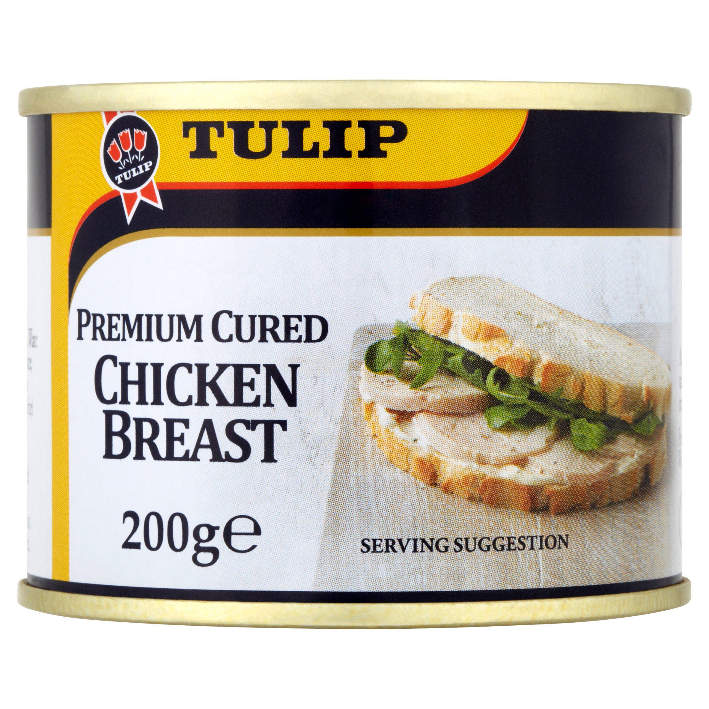 Tulip premium cured chicken breast 200g can, imported from the UK