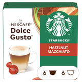 Starbucks Hazelnut Macchiato coffee pods 123g, imported from the UK