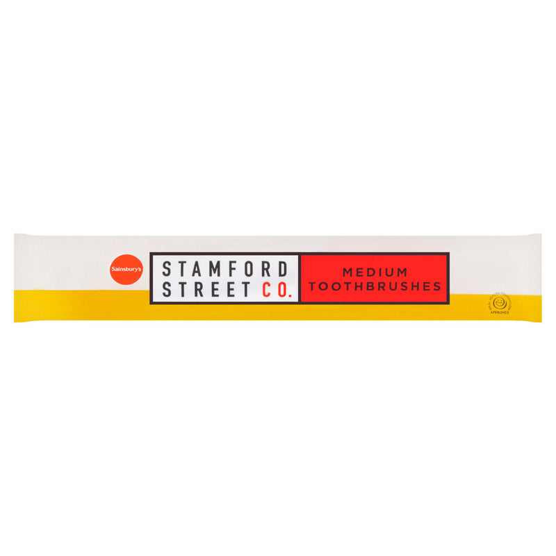 Stamford Street Co toothbrushes medium bristle 2 pack - British product