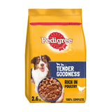 Pedigree Tender Goodness Dry Adult Dog Food Poultry 2.6kg GOODS Sainsburys   