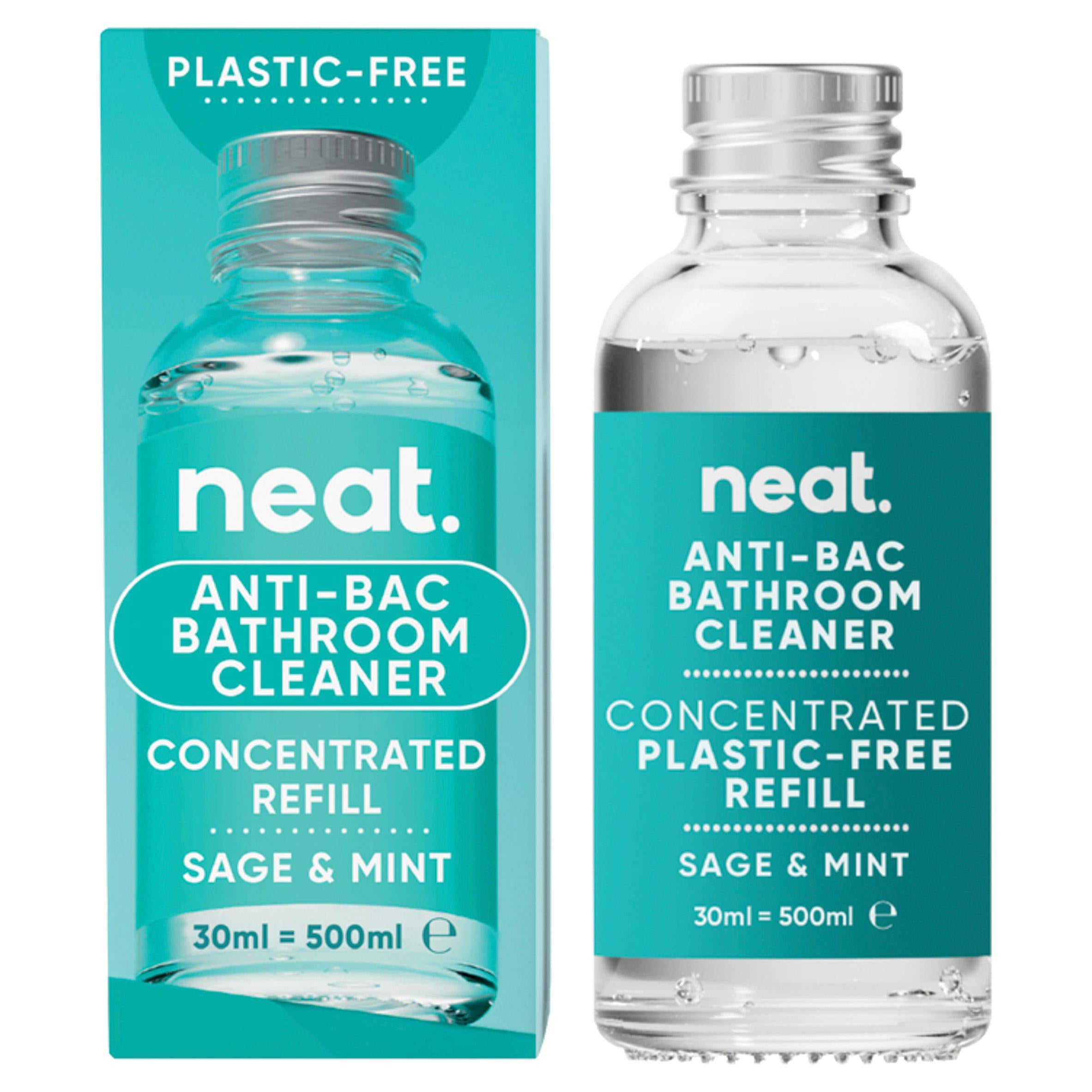 Neat Bathroom Cleaner Sage Mint 30ml, imported from the UK