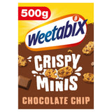 Weetabix crispy minis chocolate chip cereal 500g, imported from the UK