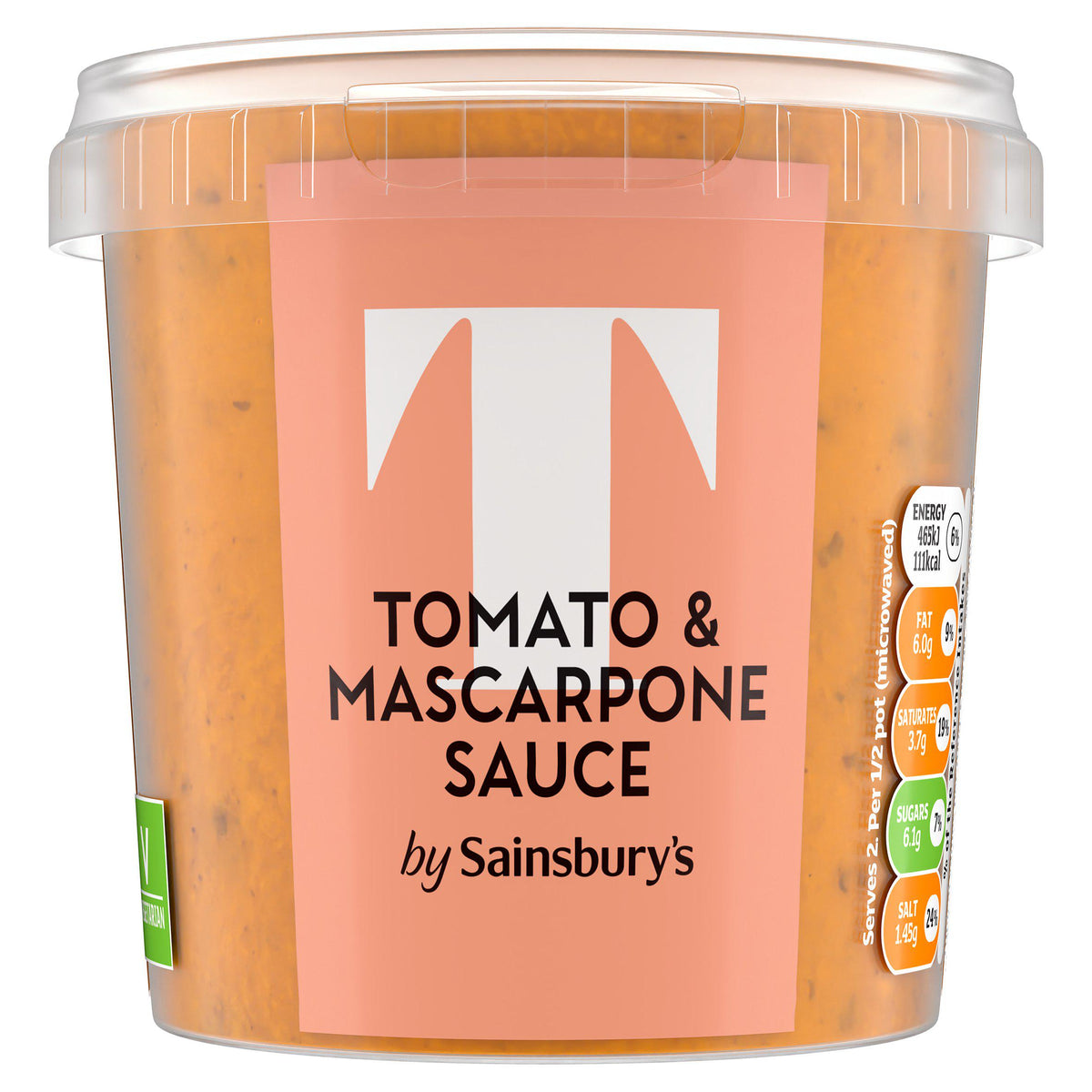 Sainsbury's tomato mascarpone sauce 350g, UK version