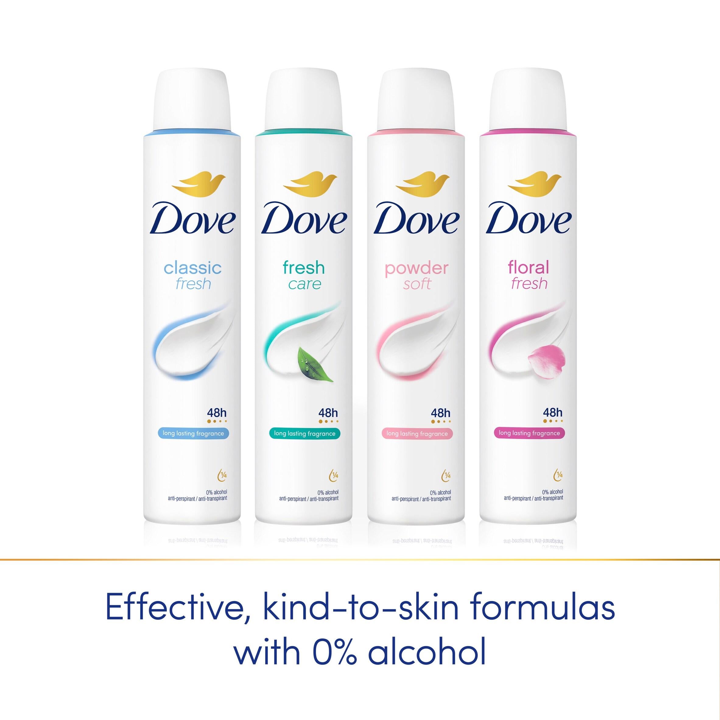 Dove Women's antiperspirant deodorant spray 200ml, imported from the UK