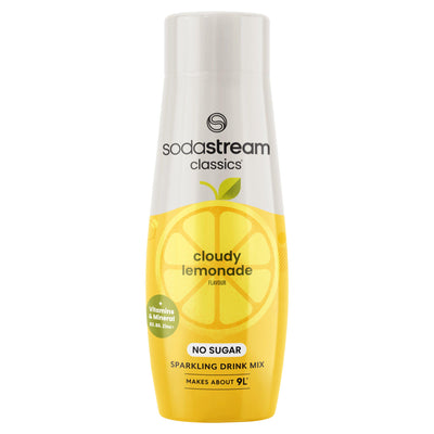 Sainsburys Sodastream Classics Cloudy Lemonade Flavour Sparkling Drink Mix 440ml- Buy online at McGrocer