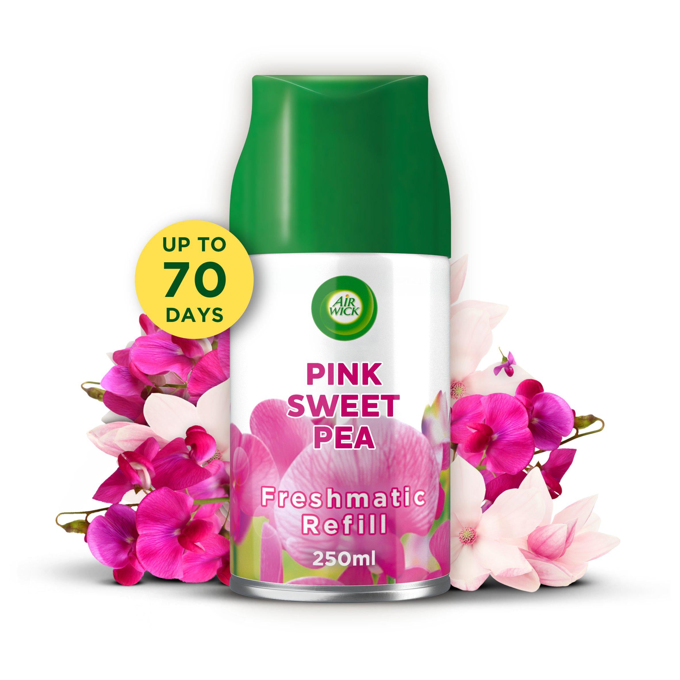 Air Wick Pink Sweet Pea air freshener refill 250ml, UK version