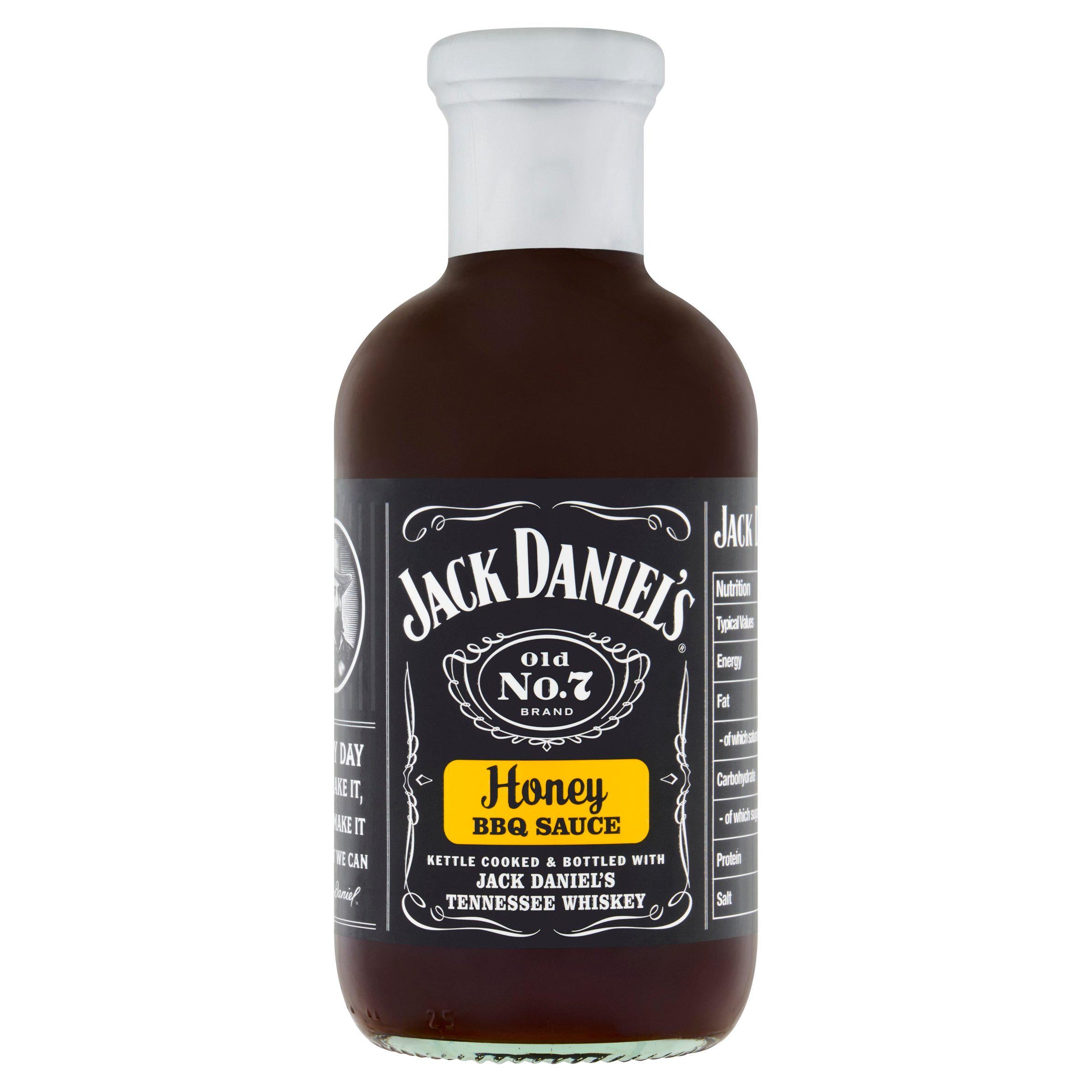 Jack Daniel's Honey BBQ sauce 553g bottle - British product