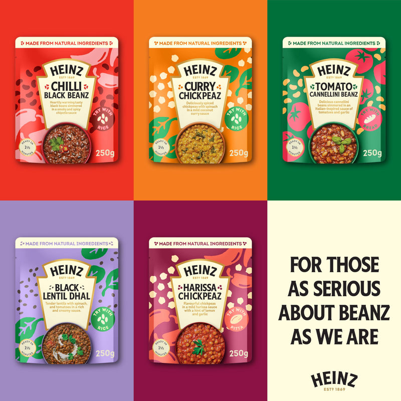 Heinz Chilli Black Beans Mexican Style 250g, UK version