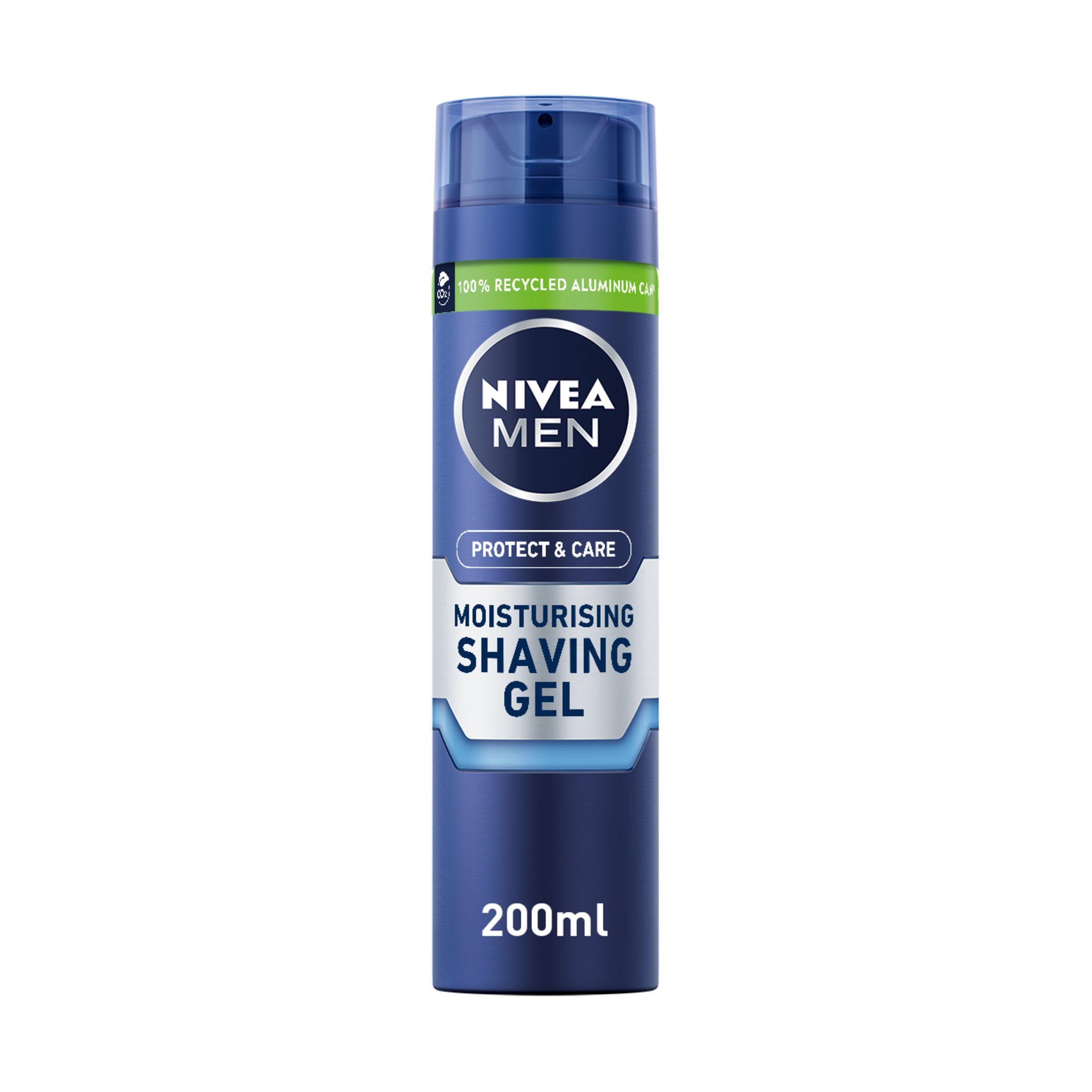 Nivea Men Protect and Care Moisturising Shave Gel 200ml (British brand)