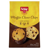 Schar gluten free choco chip muffins 225g, imported from the UK