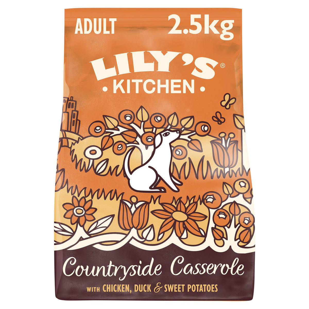 Lily's Kitchen dog food Chicken and Duck 2.5kg, imported from the UK