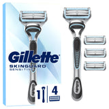 Gillette SkinGuard razor starter pack for sensitive skin, UK version