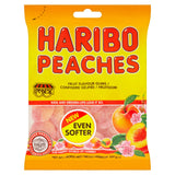 Haribo Peaches sweets bag 150g, imported from the UK