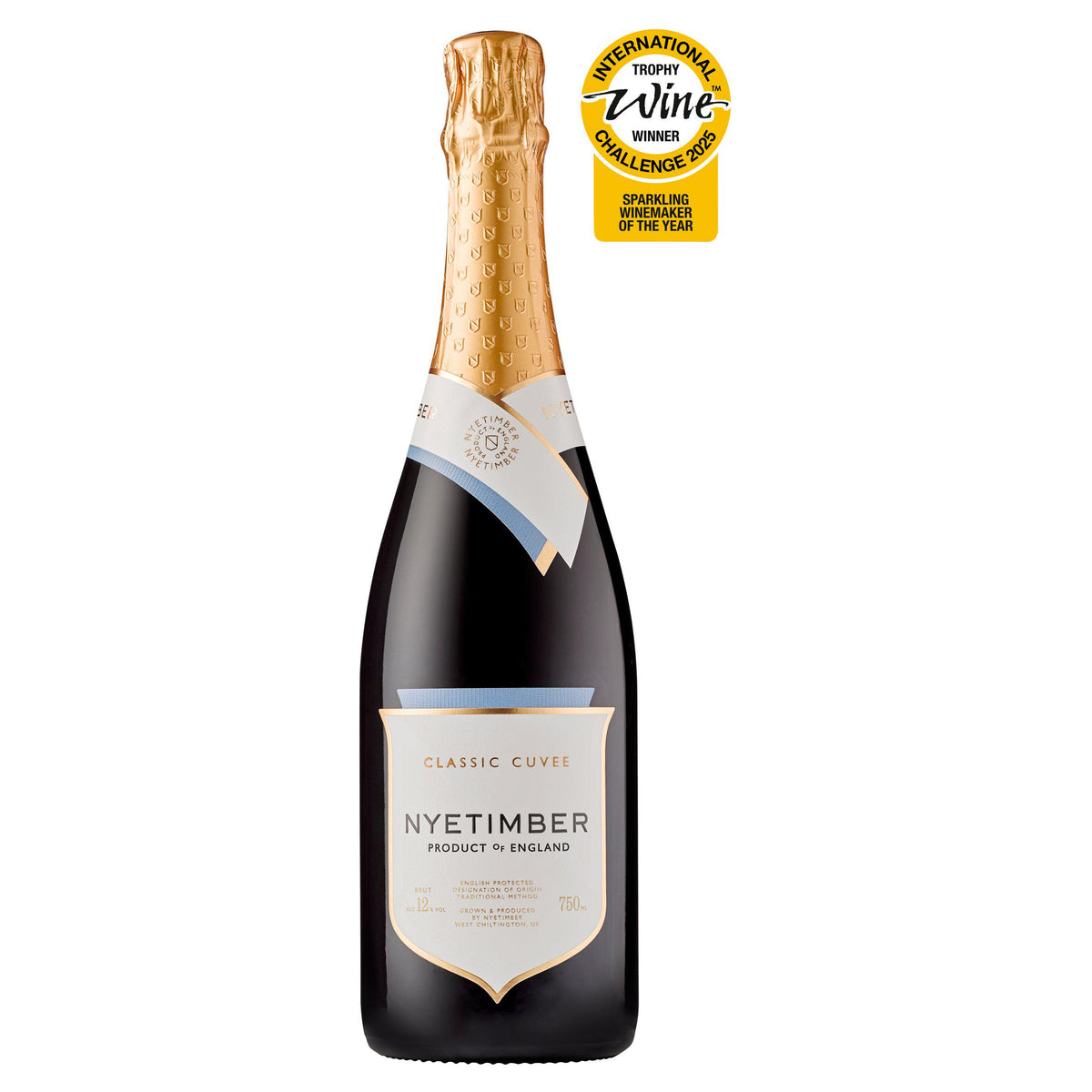 Nyetimber Classic Cuvee sparkling wine 75cl (British brand)